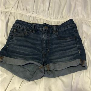 Denim Midrise Shorts
